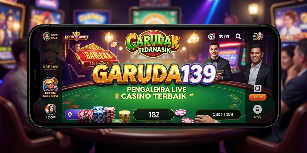 Tampilan gameplay Live Casino yang menarik dan interaktif di GARUDA138.