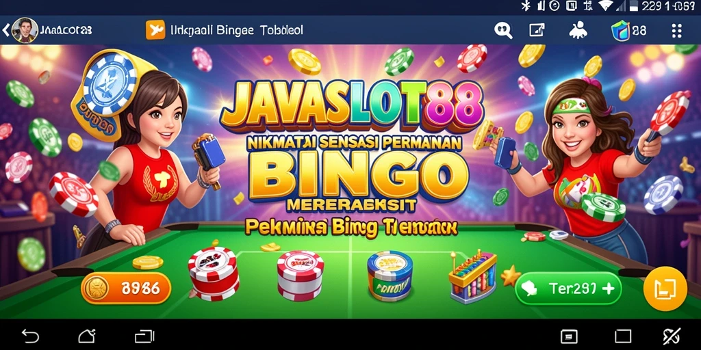 Tampilan gameplay menegangkan dari JAVASLOT88 menunjukkan keseruan Bingo.