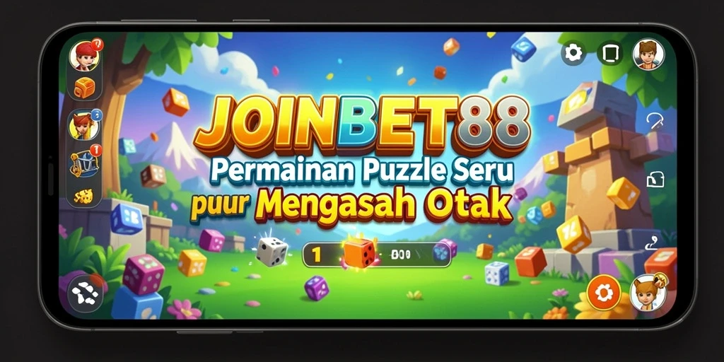 Screenshot utama JOINBET88 menampilkan gameplay Puzzle yang seru.