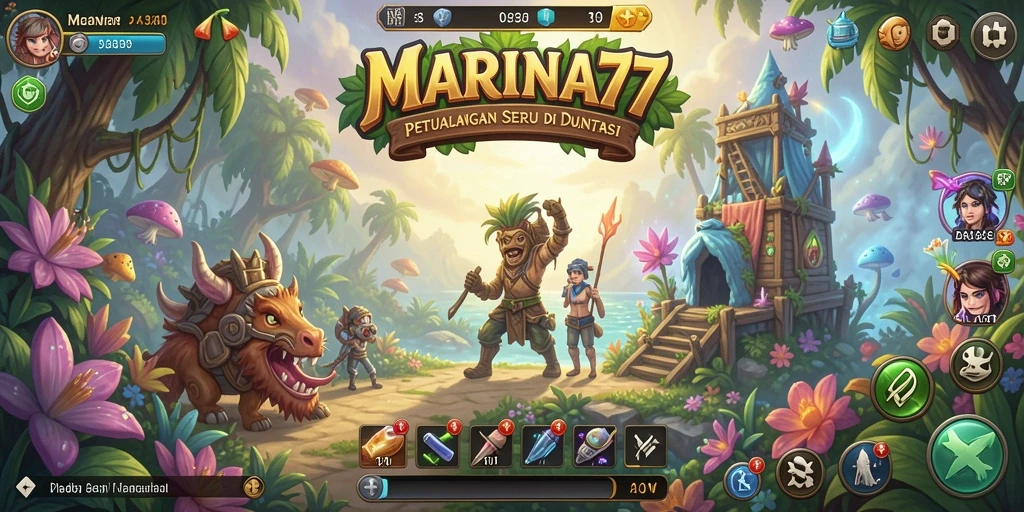 Tampilan gameplay MARINA77 yang seru dan menantang saat menjelajahi dunia fantasi.