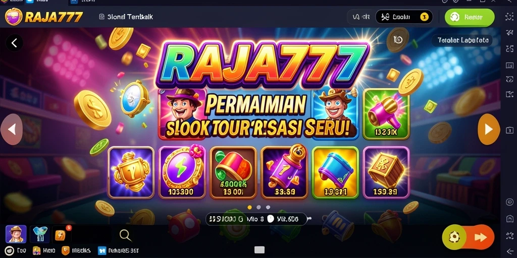Tampilan screenshot gameplay RAJA777 yang mendebarkan dan menarik.