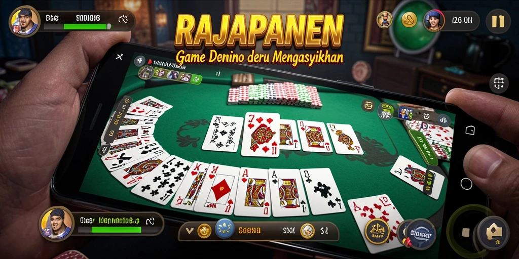 Tampilan gameplay seru dari RAJAPANEN dengan teman-teman.