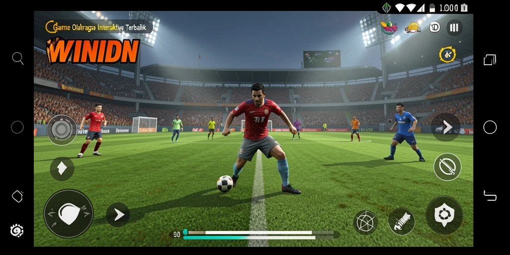 Tampilan gameplay WINIDN yang menarik dan penuh aksi.